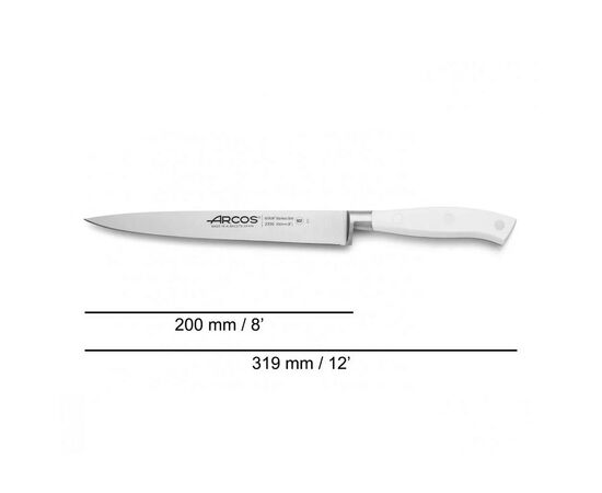 Кухонний ніж Arcos Riviera філейний 200 мм White (233024), зображення 2 Кухонний ніж Arcos Riviera філейний 200 мм White (233024), зображення 2