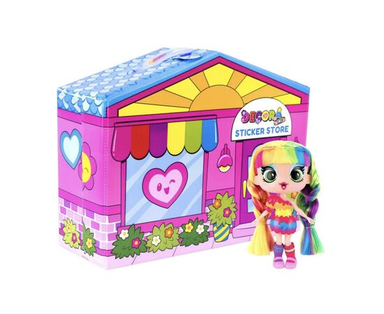 Лялька Decora Girlz Дизайнерський магазин наліпок (D1009)