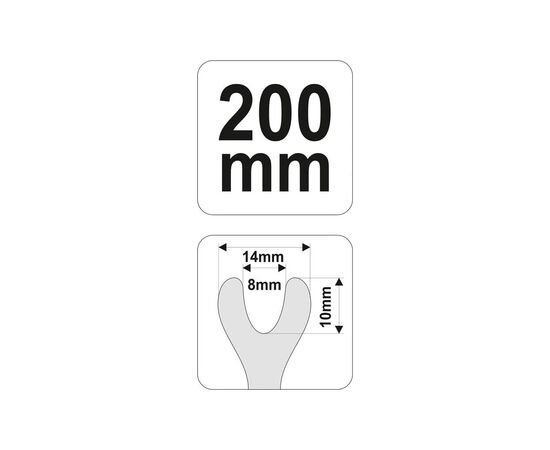 Ключ Yato знімач кліпс (YT-0842), зображення 3 Ключ Yato знімач кліпс (YT-0842), зображення 3