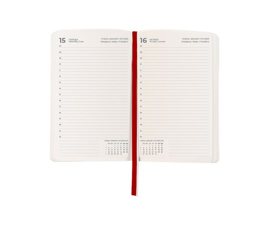 Еженедельник Axent датированный 2025 Partner City Soft 145х210 мм, бордовый (8821-25-04-A), изображение 3 Еженедельник Axent датированный 2025 Partner City Soft 145х210 мм, бордовый (8821-25-04-A), изображение 3