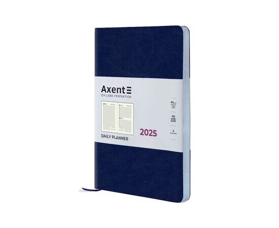 Еженедельник Axent датированный 2025 Partner City Soft 145х210 мм, синий (8821-25-02-A), изображение 2 Еженедельник Axent датированный 2025 Partner City Soft 145х210 мм, синий (8821-25-02-A), изображение 2