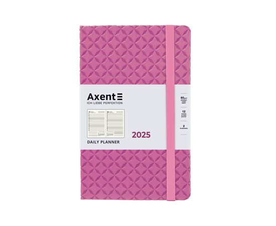 Еженедельник Axent датированный 2025 Partner Gently 145х210 мм, розовый (8822-25-03-A), изображение 2 Еженедельник Axent датированный 2025 Partner Gently 145х210 мм, розовый (8822-25-03-A), изображение 2