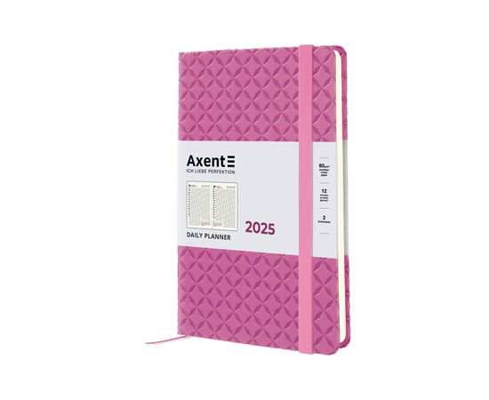 Тижневик Axent датований 2025 Partner Gently 145х210 мм, рожевий (8822-25-03-A)