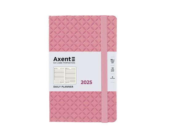 Еженедельник Axent датированный 2025 Partner Gently 145х210 мм, светло розовый (8822-25-01-A), изображение 2