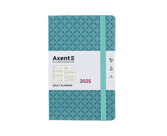 Еженедельник Axent датированный 2025 Partner Gently 145х210 мм, синяя вода (8822-25-04-A), изображение 2 Еженедельник Axent датированный 2025 Partner Gently 145х210 мм, синяя вода (8822-25-04-A), изображение 2