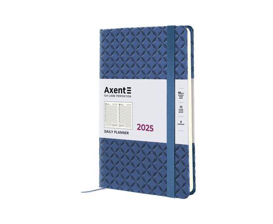 Тижневик Axent датований 2025 Partner Gently 145х210 мм, темне море (8822-25-05-A)