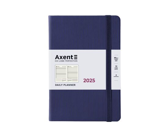 Тижневик Axent датований 2025 Partner Lines 145х210 мм, темно синій (8815-25-02-A)