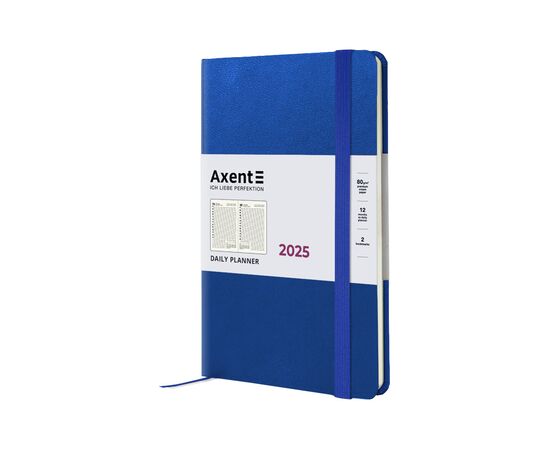 Еженедельник Axent датированный 2025 Partner Strong 145х210 мм, классический синий (8819-25-38-A), изображение 2 Еженедельник Axent датированный 2025 Partner Strong 145х210 мм, классический синий (8819-25-38-A), изображение 2