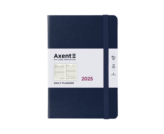 Еженедельник Axent датированный 2025 Partner Strong 145х210 мм, синий (8819-25-02-A)