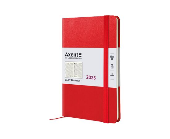 Еженедельник Axent датированный 2025 Partner Strong 145х210 мм, красный (8819-25-05-A), изображение 2 Еженедельник Axent датированный 2025 Partner Strong 145х210 мм, красный (8819-25-05-A), изображение 2