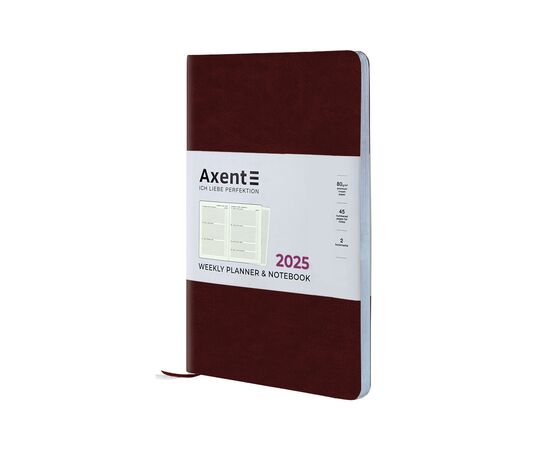 Тижневик Axent датований 2025 Partner City Soft 125х195 мм, коричневий (8521-25-05-A)