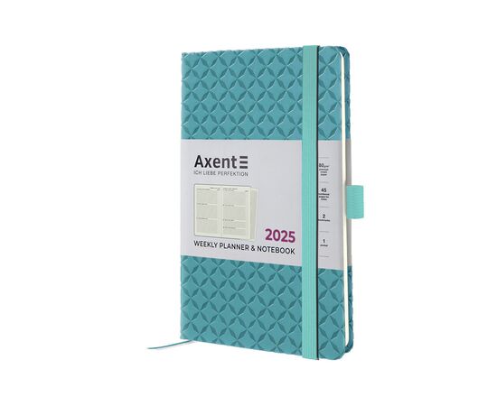 Тижневик Axent датований 2025 Partner Gently 125х195 мм, синя вода (8522-25-04-A)