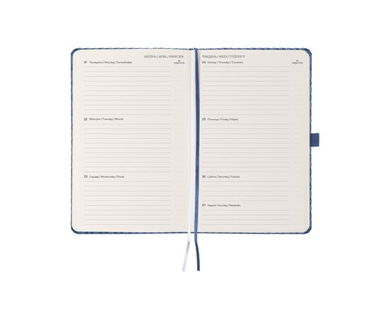 Тижневик Axent датований 2025 Partner Gently 125х195 мм, темне море (8522-25-05-A), зображення 3 Тижневик Axent датований 2025 Partner Gently 125х195 мм, темне море (8522-25-05-A), зображення 3