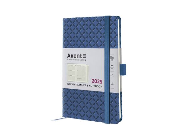 Тижневик Axent датований 2025 Partner Gently 125х195 мм, темне море (8522-25-05-A)