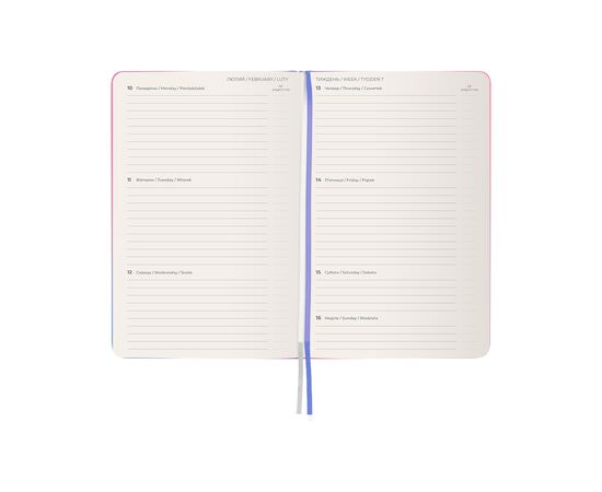 Еженедельник Axent датированный 2025 Partner Gradient Soft 125х195 мм, Leaves (8523-25-2-A), изображение 4