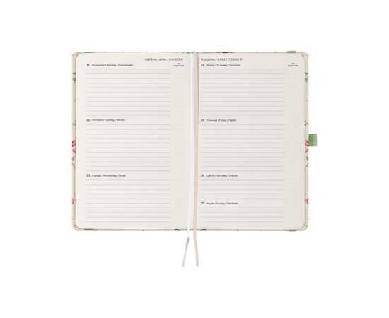 Еженедельник Axent датированный 2025 Partner Laura Ashley 125х195 мм, Delicate (8524-25-3-A-LA), изображение 3
