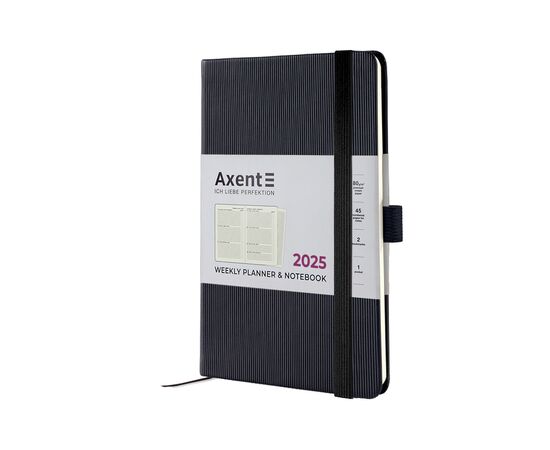 Еженедельник Axent датированный 2025 Partner Lines 125х195 мм, черный (8515-25-01-A), изображение 7 Еженедельник Axent датированный 2025 Partner Lines 125х195 мм, черный (8515-25-01-A), изображение 7