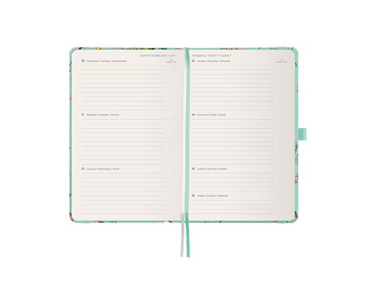 Еженедельник Axent датированный 2025 Partner Olga Selyshcheva 125х195 мм, Spring (8524-25-4-A-OS), изображение 3