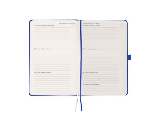 Еженедельник Axent датированный 2025 Partner Strong 125х195 мм, классический синий (8505-25-38-A), изображение 9 Еженедельник Axent датированный 2025 Partner Strong 125х195 мм, классический синий (8505-25-38-A), изображение 9