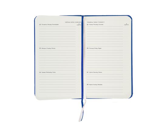 Еженедельник Axent датированный 2025 Pocket Strong 90х150 мм, классический синий (8508-25-38-A), изображение 9
