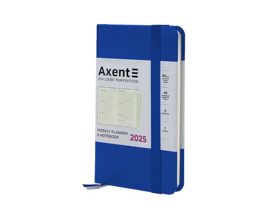 Еженедельник Axent датированный 2025 Pocket Strong 90х150 мм, классический синий (8508-25-38-A)
