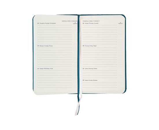Еженедельник Axent датированный 2025 Pocket Strong 90х150 мм, малахитовый (8508-25-31-A), изображение 3 Еженедельник Axent датированный 2025 Pocket Strong 90х150 мм, малахитовый (8508-25-31-A), изображение 3
