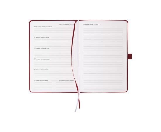 Еженедельник Axent датированный 2025 Prime Strong 145х210 мм, винный (8507-25-46-A), изображение 3 Еженедельник Axent датированный 2025 Prime Strong 145х210 мм, винный (8507-25-46-A), изображение 3