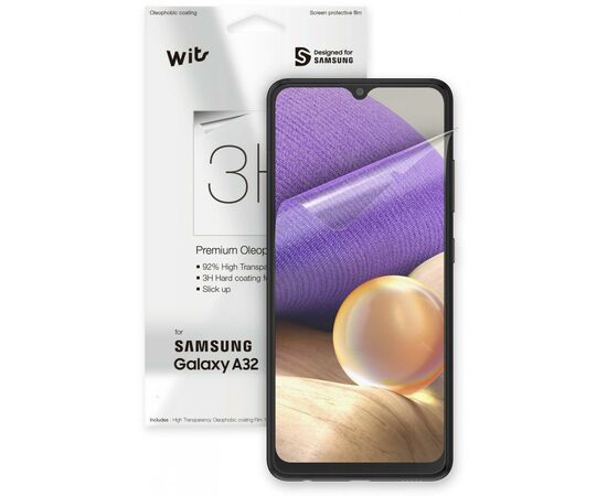 Пленка защитная Samsung Galaxy A32 (A325) Transparent (GP-TFA325WSATW), изображение 2 Пленка защитная Samsung Galaxy A32 (A325) Transparent (GP-TFA325WSATW), изображение 2