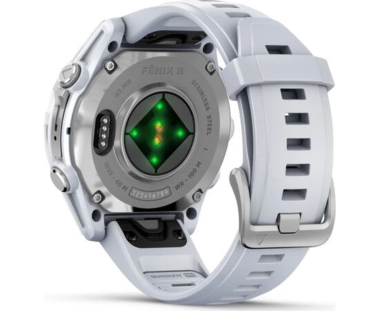 Смарт-часы Garmin fenix 8 43mm, AMOLED, Glass, BareSS/Whitestone, WhitestoneBn (010-02903-00), изображение 6 Смарт-часы Garmin fenix 8 43mm, AMOLED, Glass, BareSS/Whitestone, WhitestoneBn (010-02903-00), изображение 6