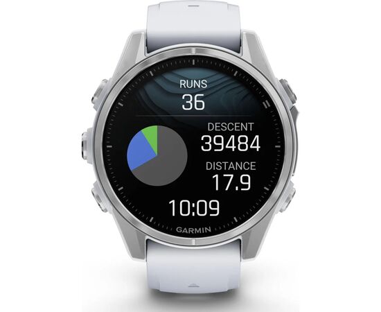 Смарт-часы Garmin fenix 8 43mm, AMOLED, Glass, BareSS/Whitestone, WhitestoneBn (010-02903-00), изображение 9 Смарт-часы Garmin fenix 8 43mm, AMOLED, Glass, BareSS/Whitestone, WhitestoneBn (010-02903-00), изображение 9