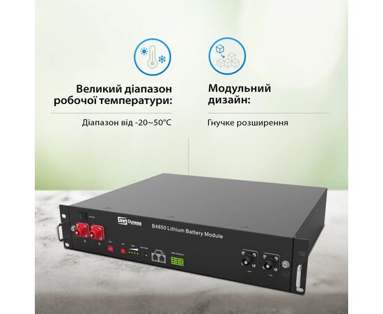 Батарея LiFePo4 Dyness 48V - 50 Ah (B4850), изображение 4 Батарея LiFePo4 Dyness 48V - 50 Ah (B4850), изображение 4