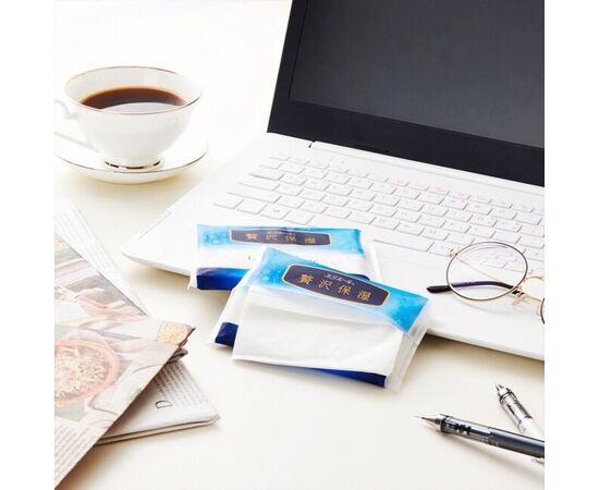 Серветки косметичні Elleair +Water Екстразаспокійливі 4 x 14 шт. (4902011711547), зображення 2 Серветки косметичні Elleair +Water Екстразаспокійливі 4 x 14 шт. (4902011711547), зображення 2