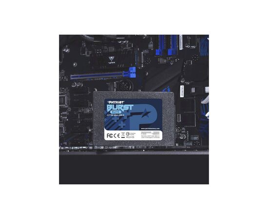 Накопитель SSD 2.5" 1.92TB Burst Elite Patriot (PBE192TS25SSDR), изображение 4 Накопитель SSD 2.5" 1.92TB Burst Elite Patriot (PBE192TS25SSDR), изображение 4