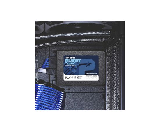 Накопитель SSD 2.5" 1.92TB Burst Elite Patriot (PBE192TS25SSDR), изображение 5 Накопитель SSD 2.5" 1.92TB Burst Elite Patriot (PBE192TS25SSDR), изображение 5