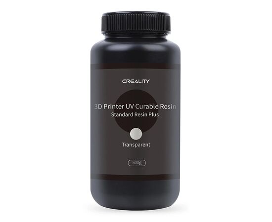 Фотополимерная смола Creality Resin, LCD Standard Plus 500г, transparent (3302020063), изображение 2 Фотополимерная смола Creality Resin, LCD Standard Plus 500г, transparent (3302020063), изображение 2