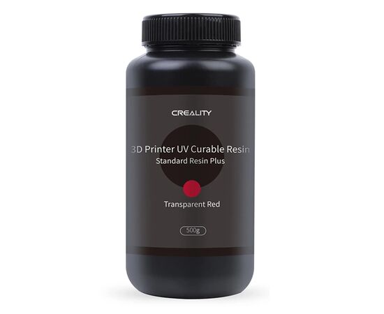 Фотополимерная смола Creality Resin, LCD Standard Plus 500г, red, transparent (3302020082), изображение 2 Фотополимерная смола Creality Resin, LCD Standard Plus 500г, red, transparent (3302020082), изображение 2