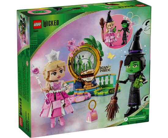 Конструктор LEGO Wicked Фигурки Эльфабы и Глинды 558 деталей (75682), изображение 6 Конструктор LEGO Wicked Фигурки Эльфабы и Глинды 558 деталей (75682), изображение 6
