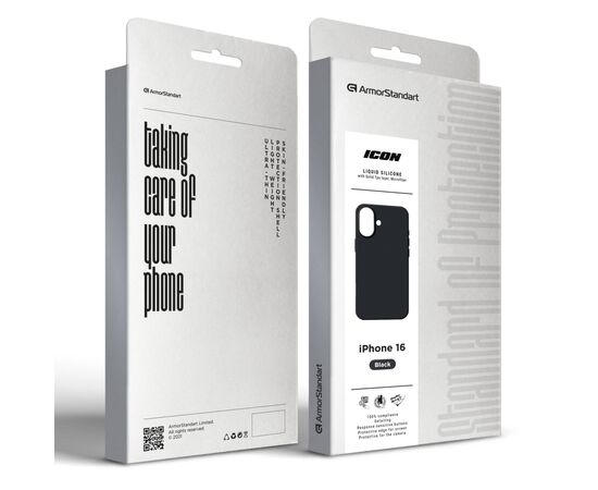 Чехол для мобильного телефона Armorstandart ICON2 Case Apple iPhone 16 Black (ARM78615), изображение 2