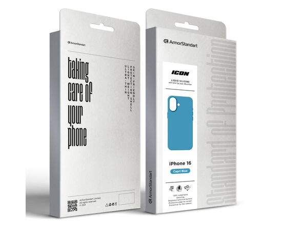 Чохол до мобільного телефона Armorstandart ICON2 Case Apple iPhone 16 Capri Blue (ARM79628), зображення 2