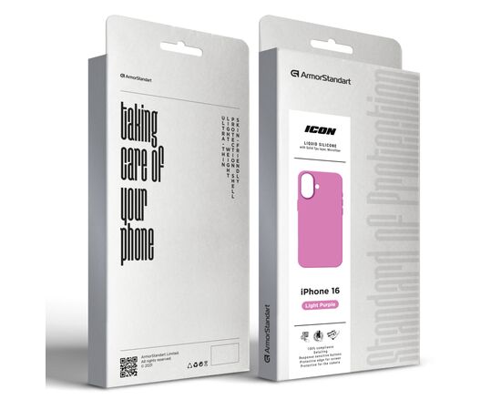 Чехол для мобильного телефона Armorstandart ICON2 Case Apple iPhone 16 Light Purple (ARM79627), изображение 2