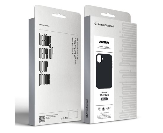 Чехол для мобильного телефона Armorstandart ICON2 Case Apple iPhone 16 Plus Black (ARM78623), изображение 2