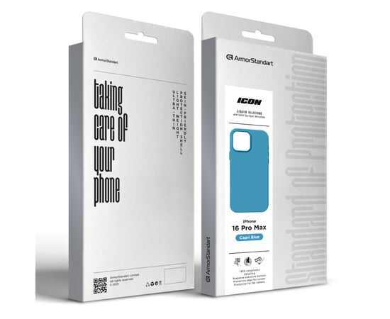 Чохол до мобільного телефона Armorstandart ICON2 Case Apple iPhone 16 Pro Max Capri Blue (ARM79643), зображення 2