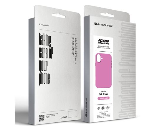 Чохол до мобільного телефона Armorstandart ICON2 MagSafe Apple iPhone 16 Plus Light Purple (ARM80187), зображення 2