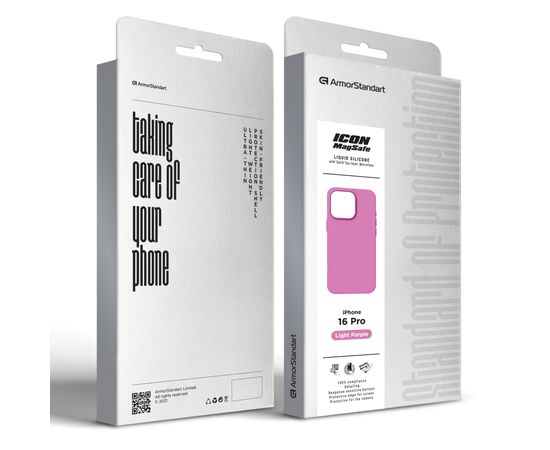 Чехол для мобильного телефона Armorstandart ICON2 MagSafe Apple iPhone 16 Pro Light Purple (ARM80192), изображение 2