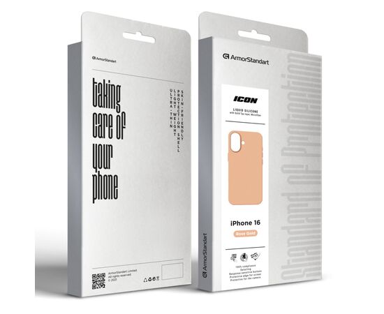 Чехол для мобильного телефона Armorstandart ICON2 MagSafe Apple iPhone 16 Rose Gold (ARM80181), изображение 2