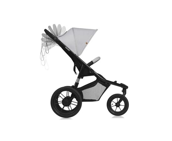 Коляска Lionelo Azura Grey Stone (LO-AZURA GREY STONE), изображение 4 Коляска Lionelo Azura Grey Stone (LO-AZURA GREY STONE), изображение 4