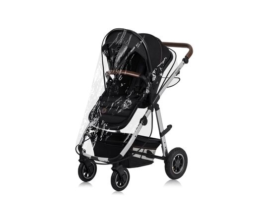 Коляска Lionelo 3 в 1 Amber 3 Black Silver (LO-AMBER BLACK SILVER (3in1)), зображення 4 Коляска Lionelo 3 в 1 Amber 3 Black Silver (LO-AMBER BLACK SILVER (3in1)), зображення 4