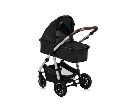 Коляска Lionelo 3 в 1 Amber 3 Black Silver (LO-AMBER BLACK SILVER (3in1)), зображення 5 Коляска Lionelo 3 в 1 Amber 3 Black Silver (LO-AMBER BLACK SILVER (3in1)), зображення 5