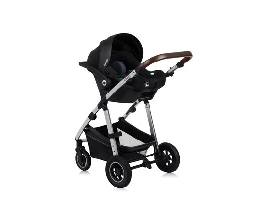 Коляска Lionelo 3 в 1 Amber 3 Black Silver (LO-AMBER BLACK SILVER (3in1)), зображення 6 Коляска Lionelo 3 в 1 Amber 3 Black Silver (LO-AMBER BLACK SILVER (3in1)), зображення 6