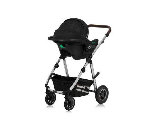 Коляска Lionelo 3 в 1 Amber 3 Black Silver (LO-AMBER BLACK SILVER (3in1)), зображення 7 Коляска Lionelo 3 в 1 Amber 3 Black Silver (LO-AMBER BLACK SILVER (3in1)), зображення 7